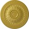 Ekena Millwork Randee Ceiling Medallion (Fits Canopies up to 3 7/8"), Hand-Painted Rich Gold, 20"OD x 1 3/8"P CM20HARGS - alternate 1